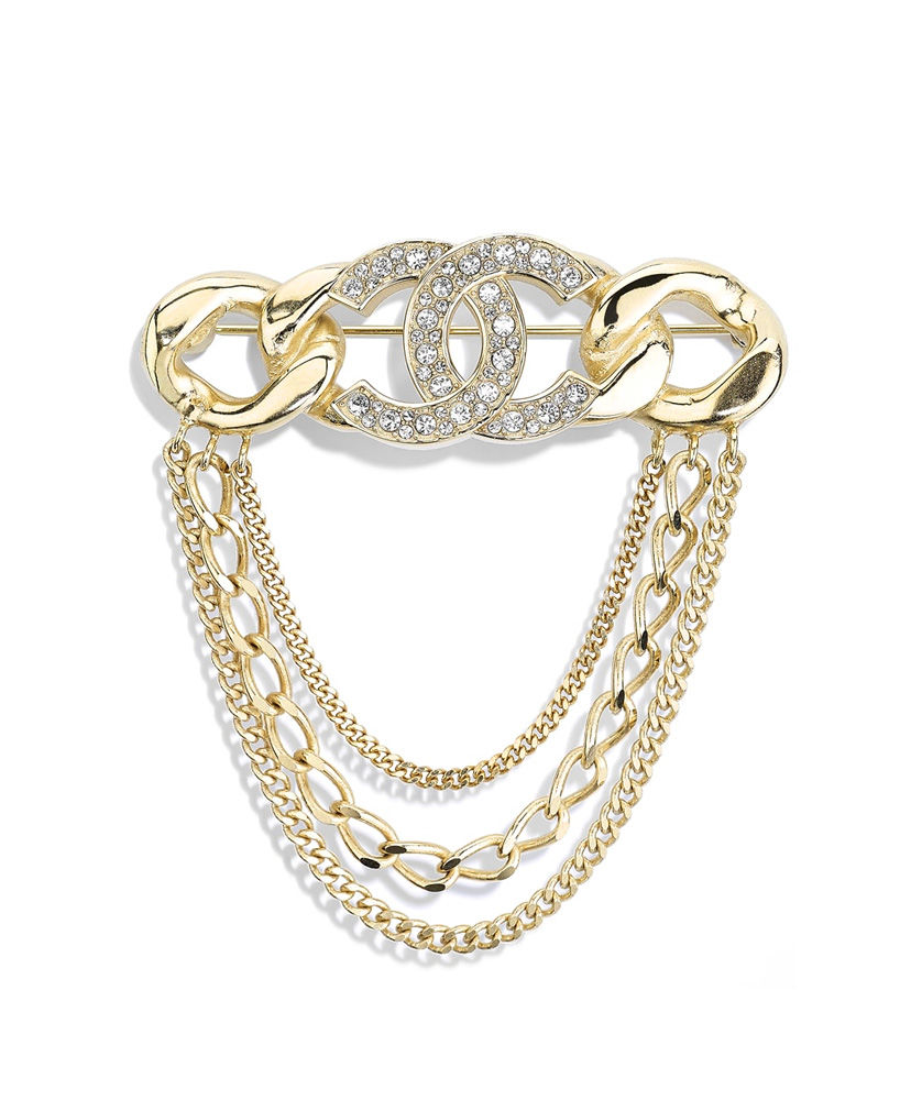 Chanel Brooch AB1404 Golden