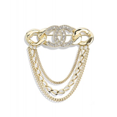 Chanel Brooch AB1404 Golden