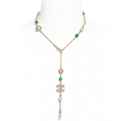 Chanel Necklace AB0592 Green